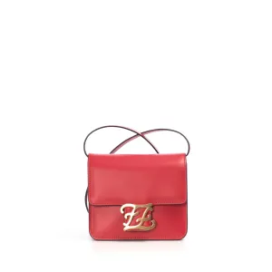 Karligraphy - Small Red Leather Bag with FF Buckle