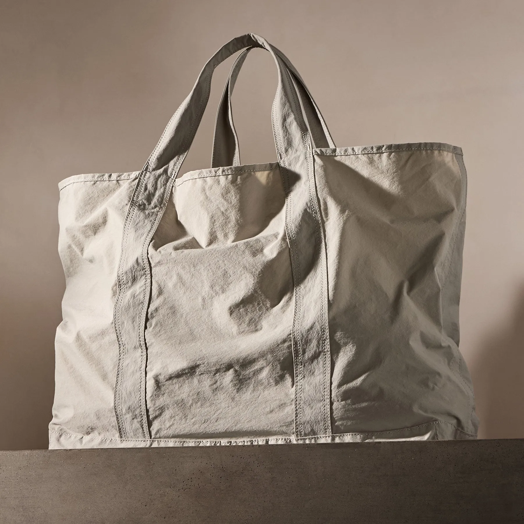 Large Matte Nylon Tote - Dapple