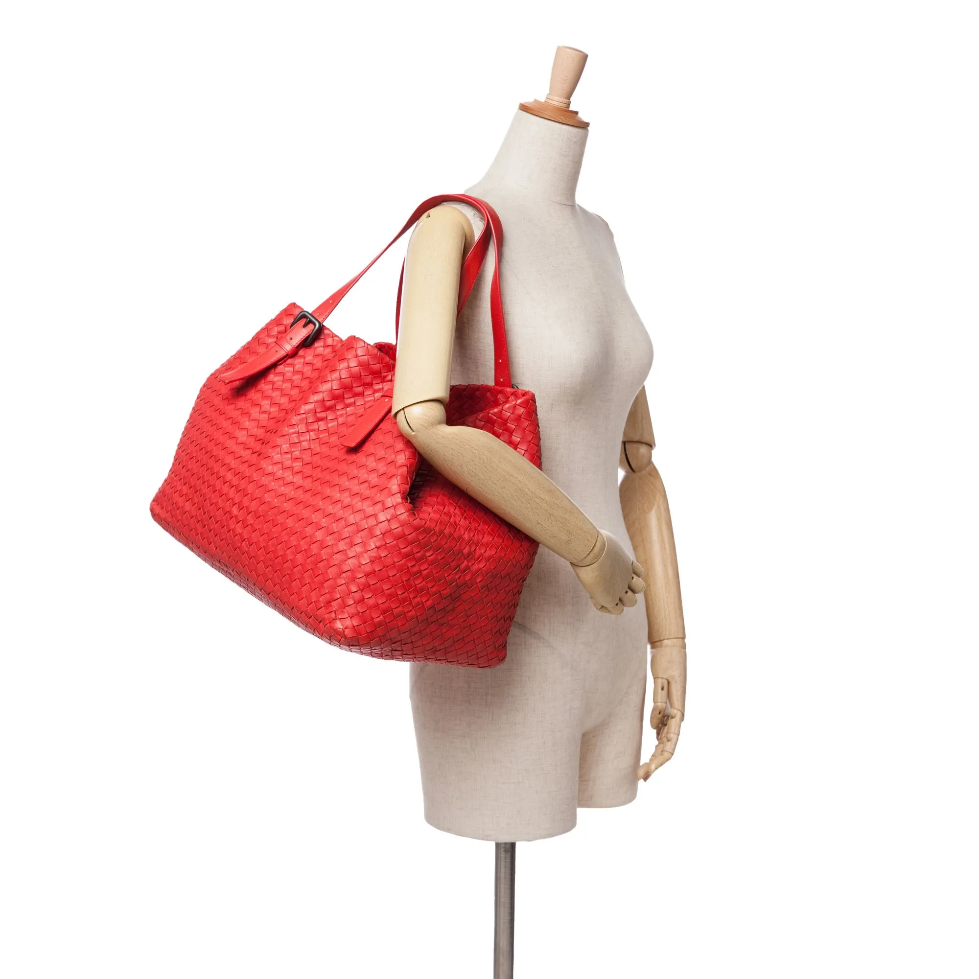 Large Nappa Intrecciato Cesta Tote