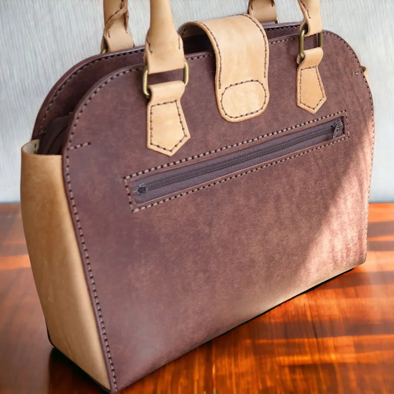 Lausan Handmade Leather Handbag - Shoulder bag