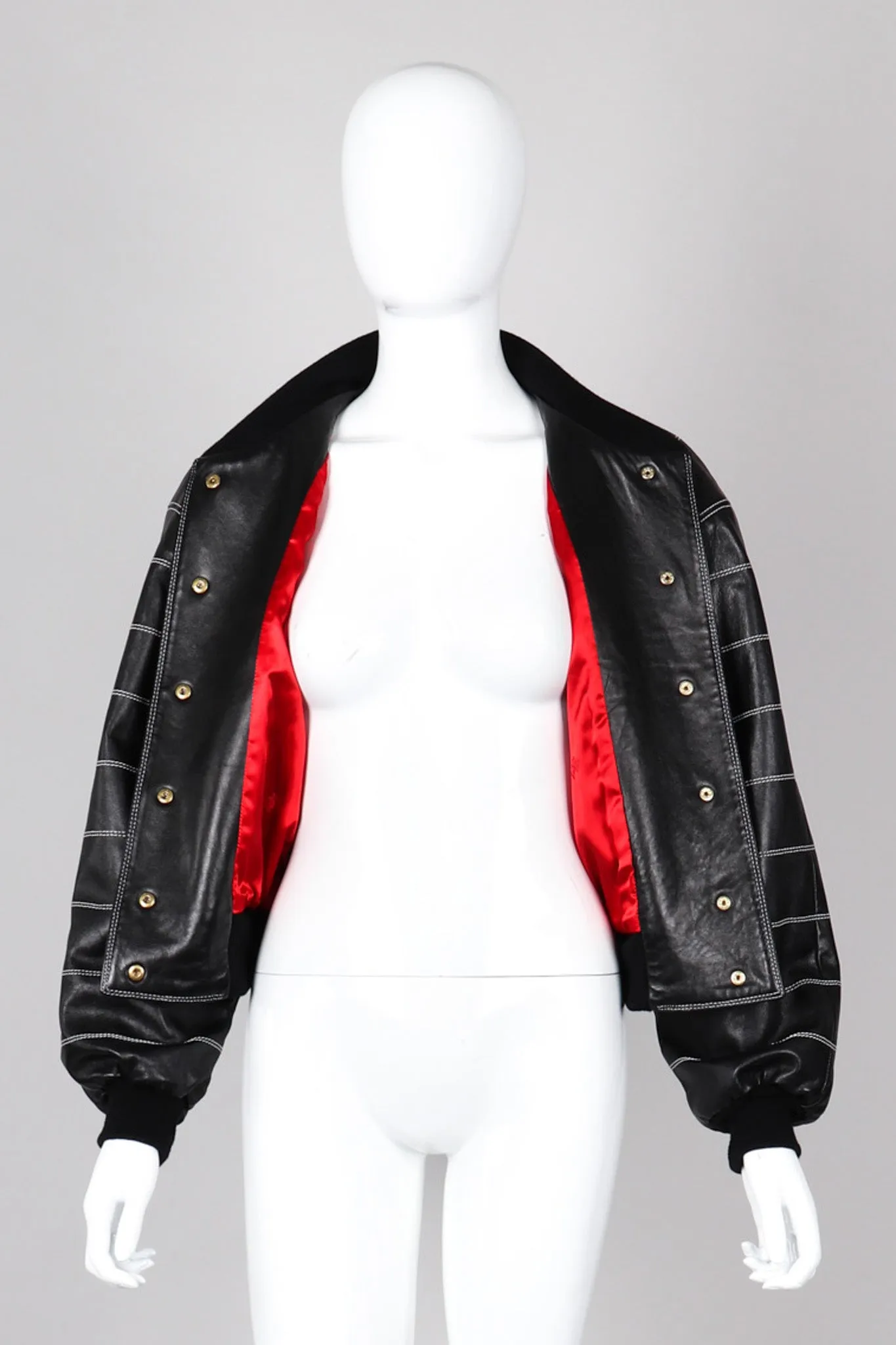 Leather Bomber Jacket