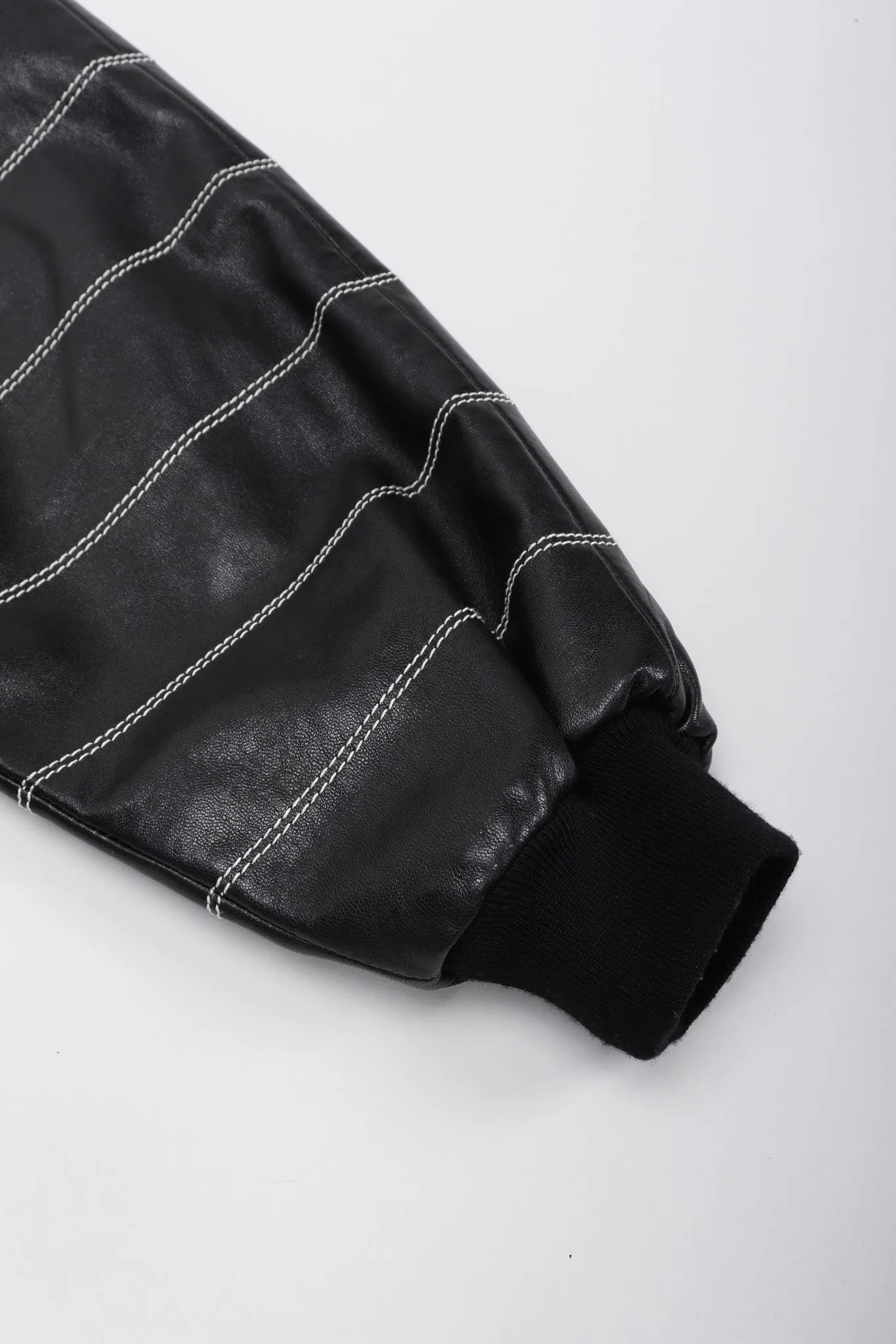 Leather Bomber Jacket