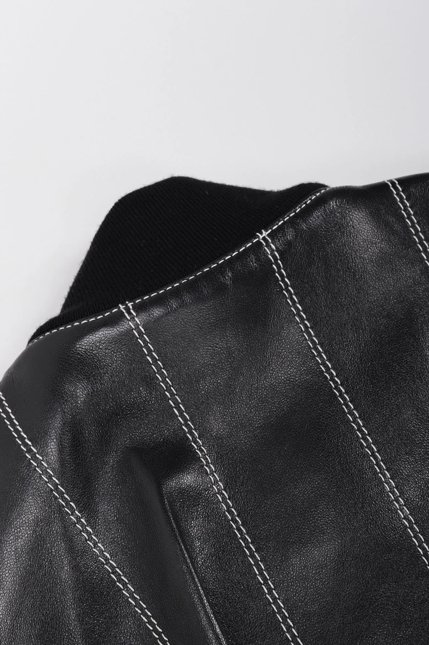 Leather Bomber Jacket