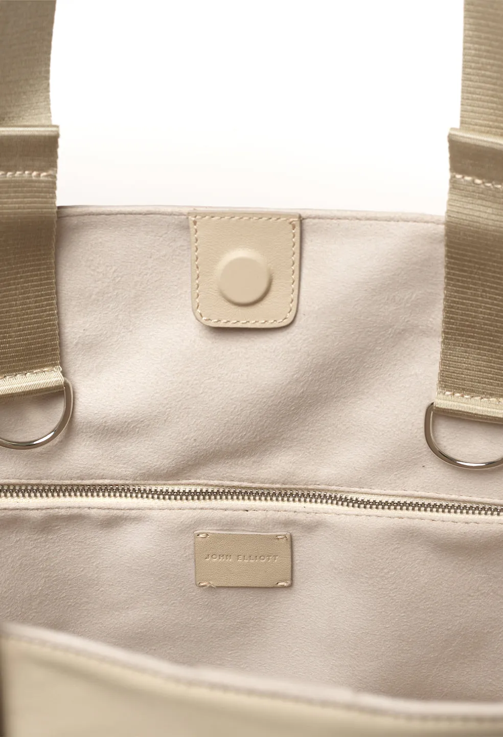 Leather Modular Tote / Ivory