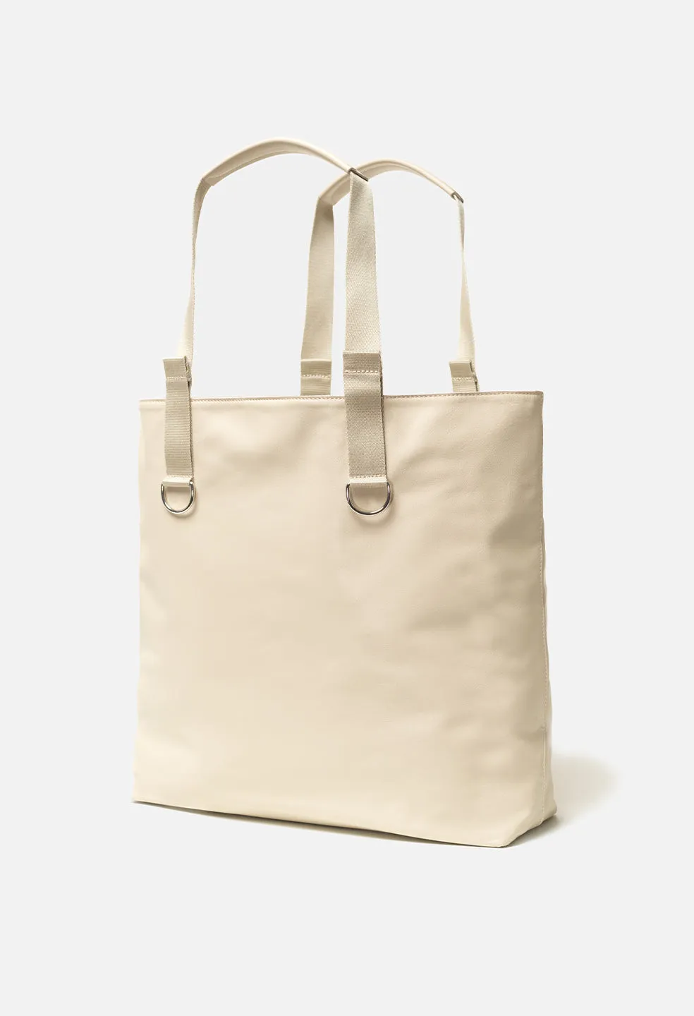 Leather Modular Tote / Ivory
