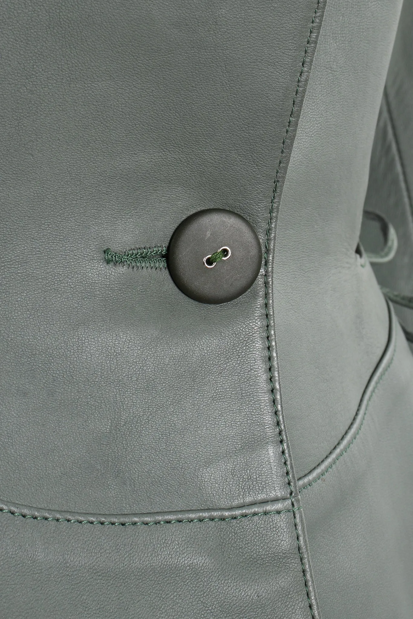 Leather Tie Peplum Jacket