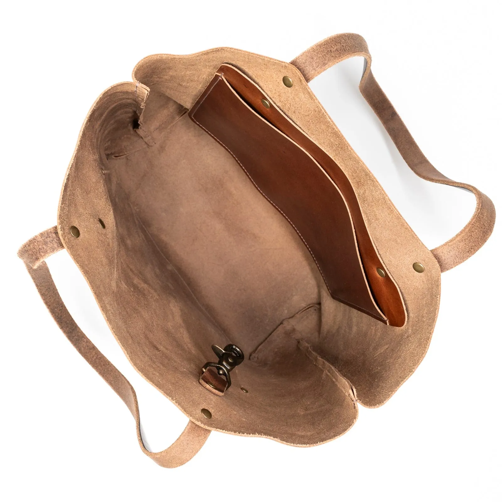 Leather Tote Bag - Weekender
