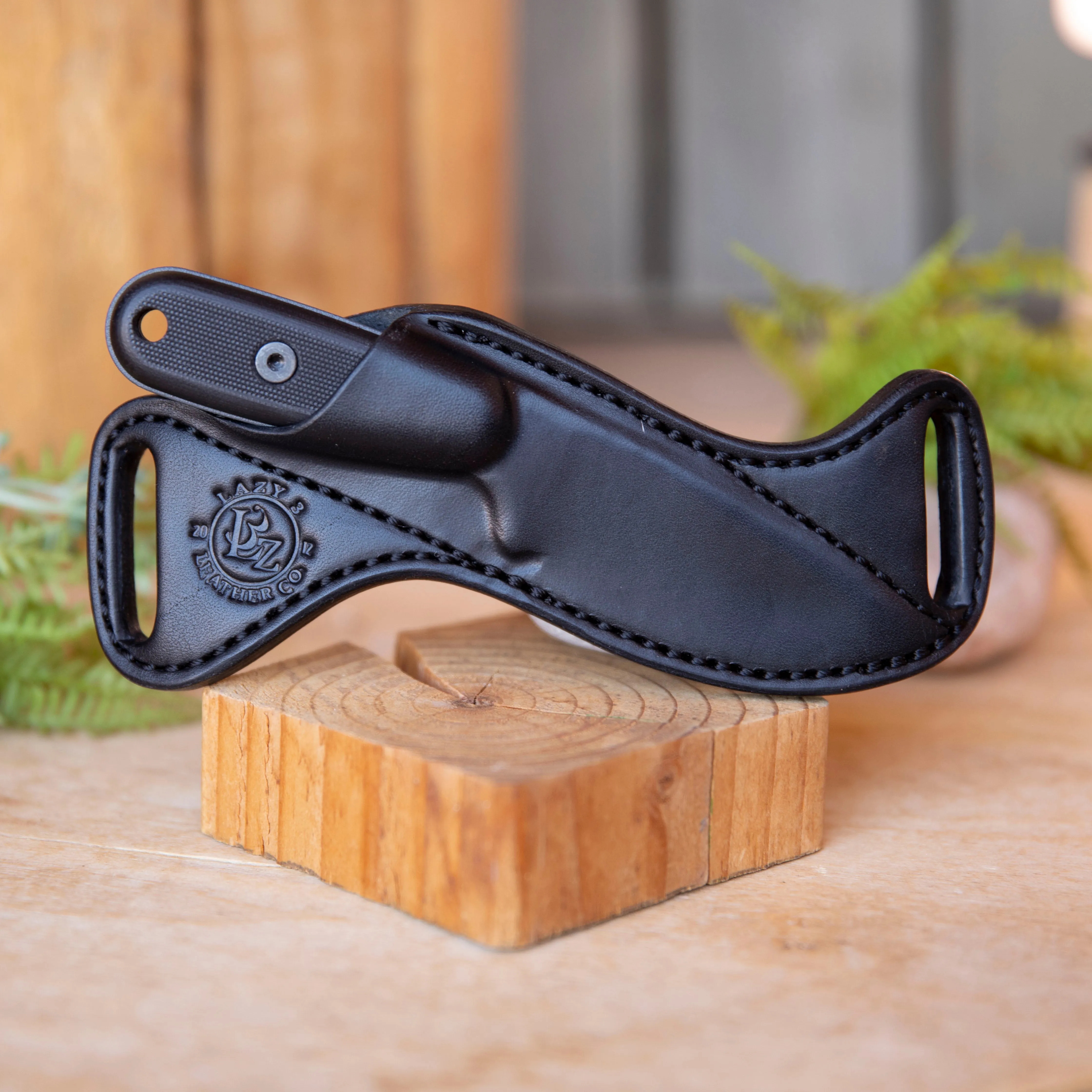 Left Handed Esee Izula with Bishop Scout Carry Sheath