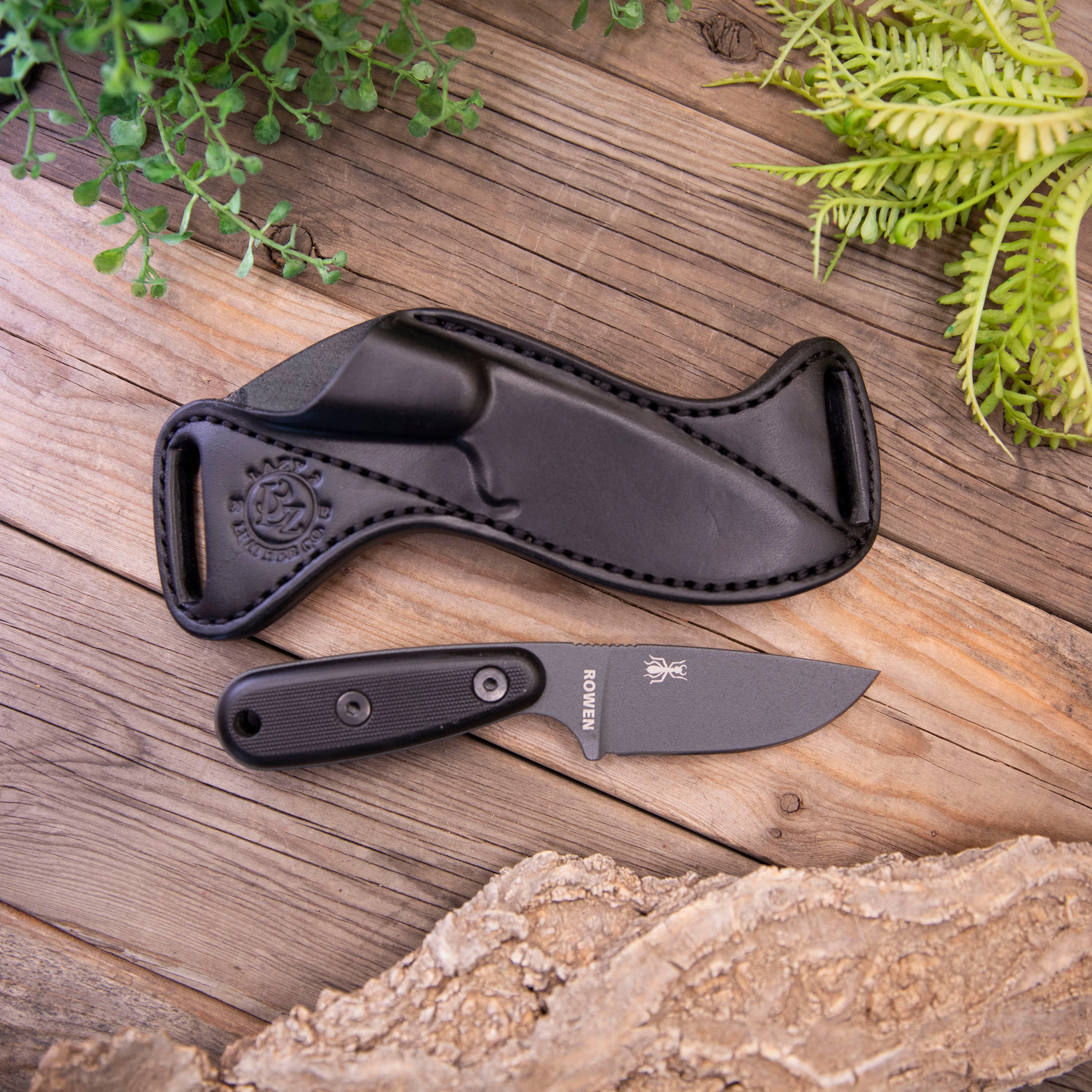 Left Handed Esee Izula with Bishop Scout Carry Sheath