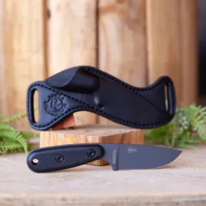 Left Handed Esee Izula with Bishop Scout Carry Sheath
