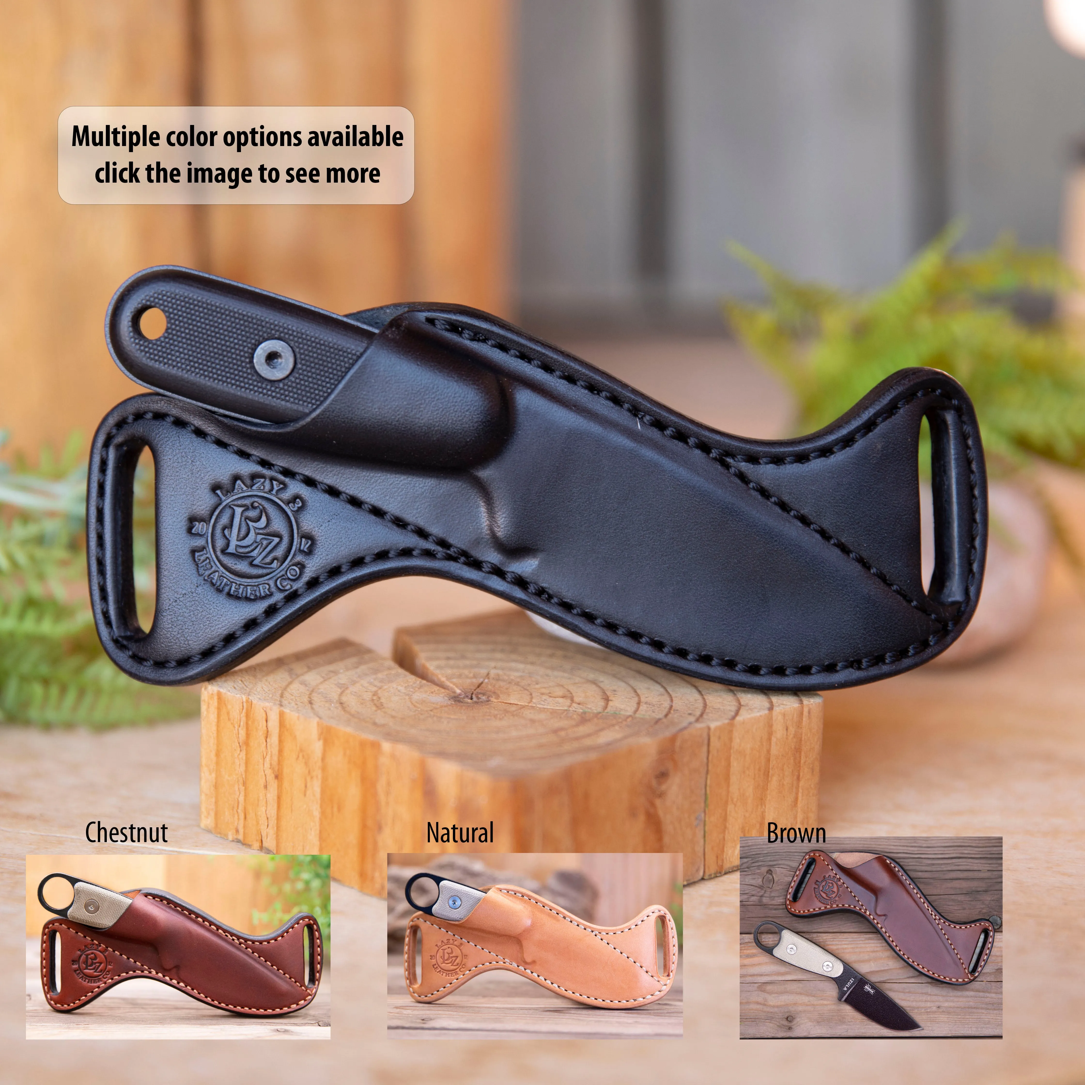 Left Handed Esee Izula with Bishop Scout Carry Sheath
