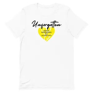 Limited Edition Unforgotten Adoptee Remembrance Day Unisex t-shirt
