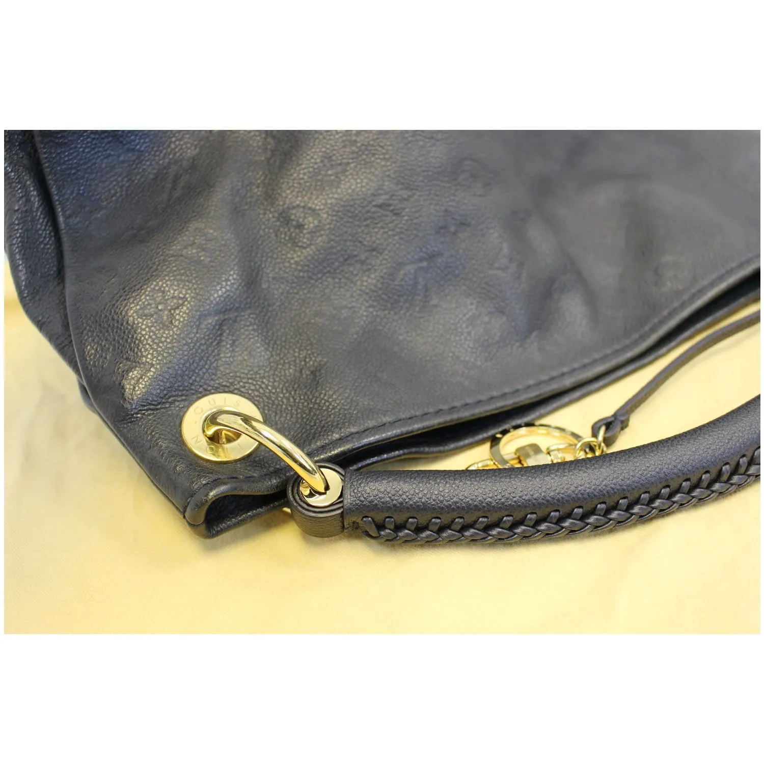 Louis Vuitton Artsy MM Empreinte Blue Infini Monogram Shoulder Bag