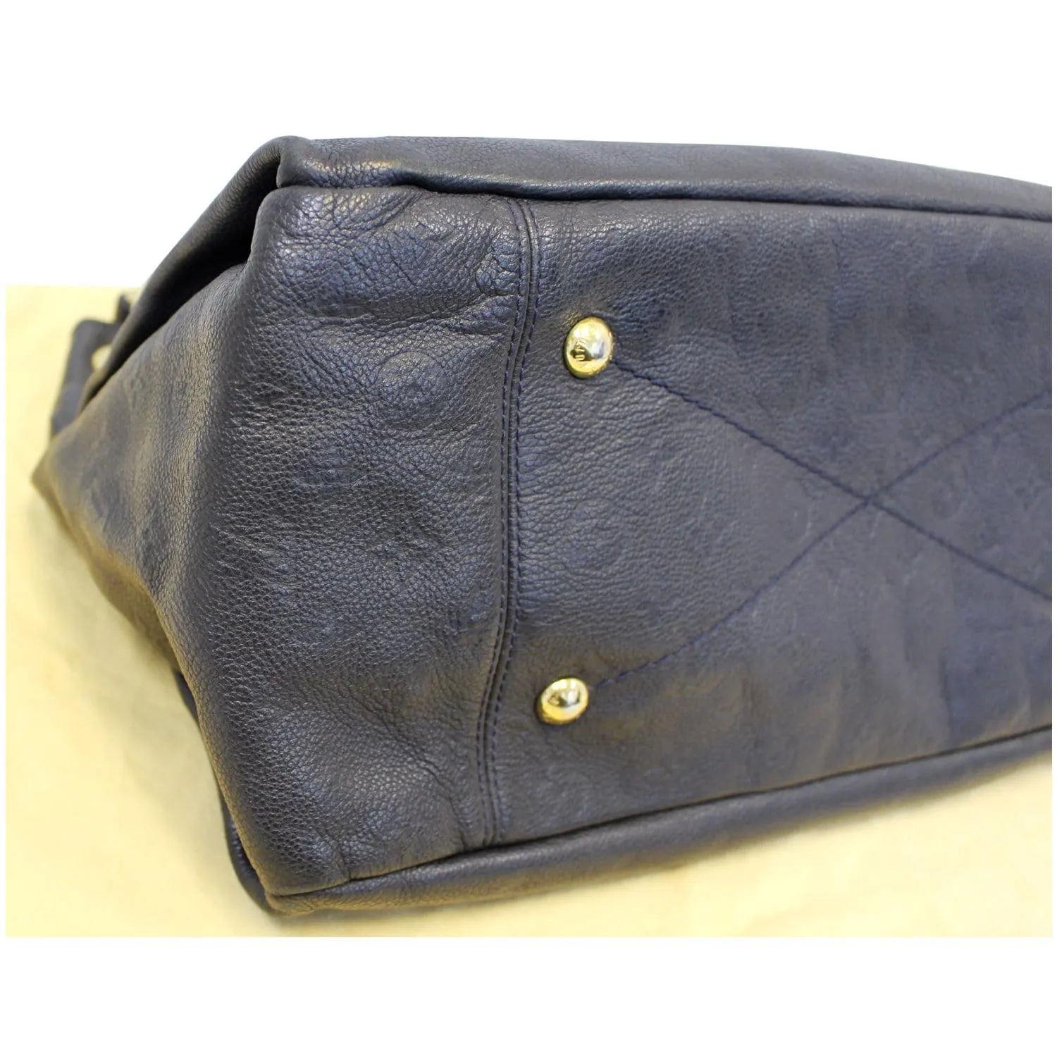 Louis Vuitton Artsy MM Empreinte Blue Infini Monogram Shoulder Bag