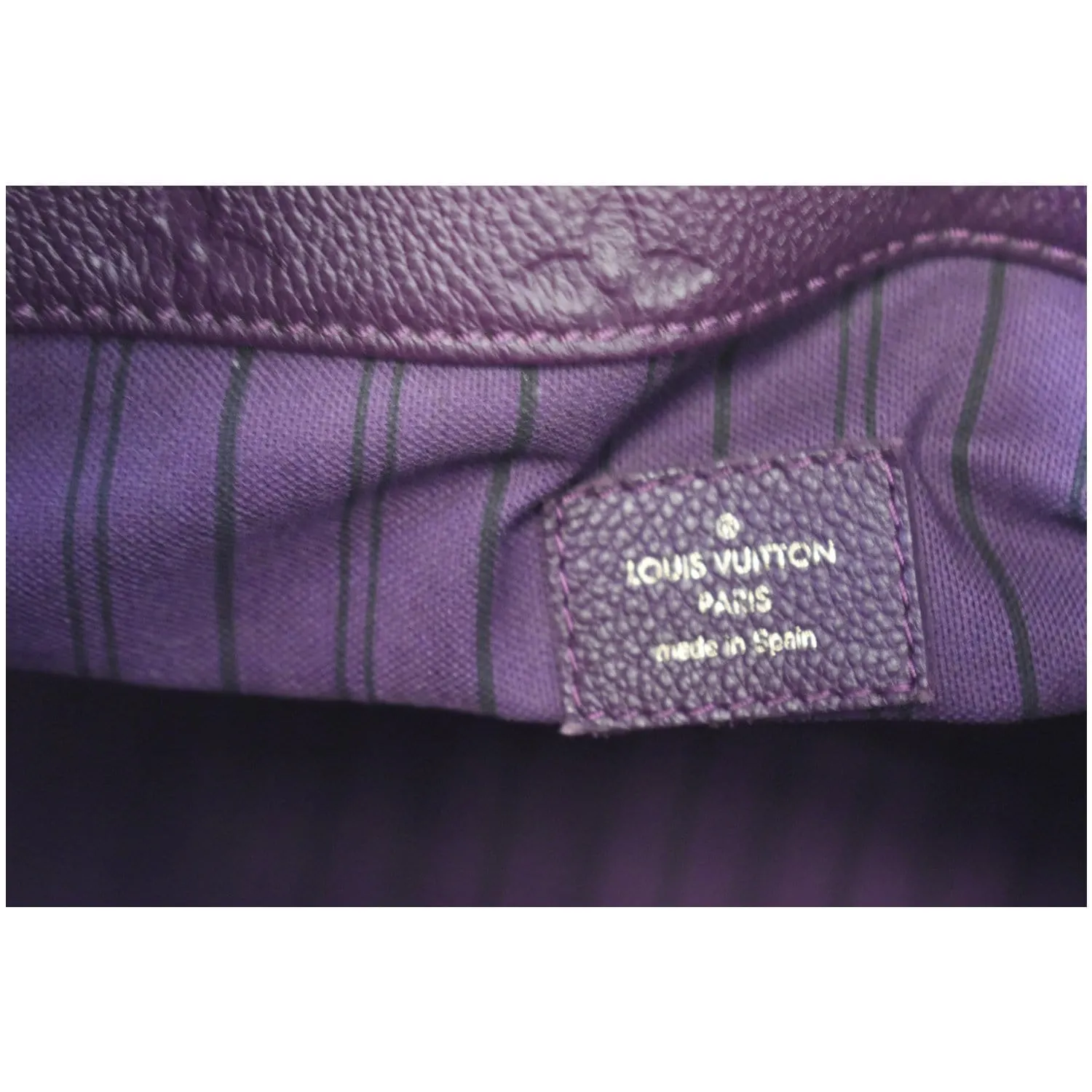 LOUIS VUITTON Artsy MM Empreinte Leather Shoulder Bag Aube