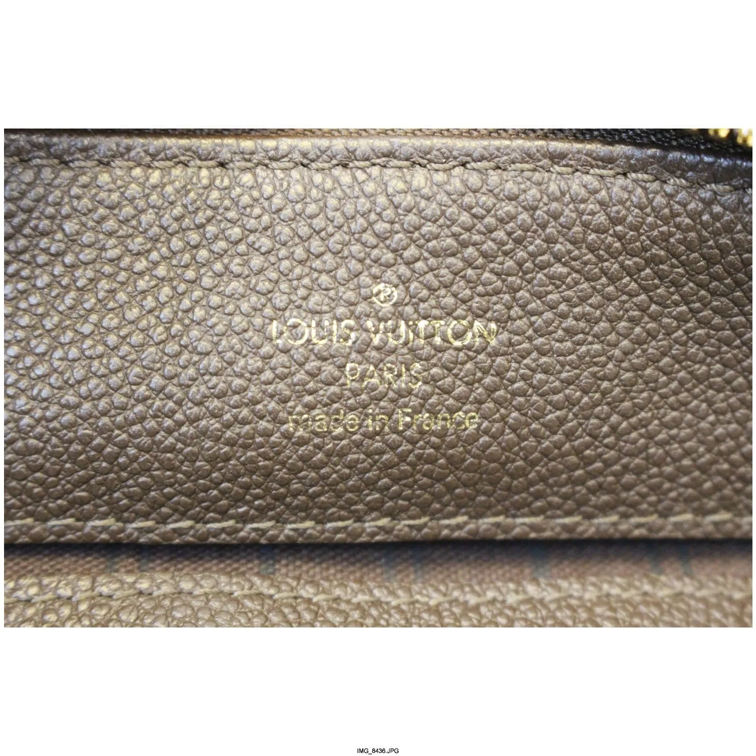 LOUIS VUITTON Audacieuse PM Terre Empreinte Leather Shoulder Bag