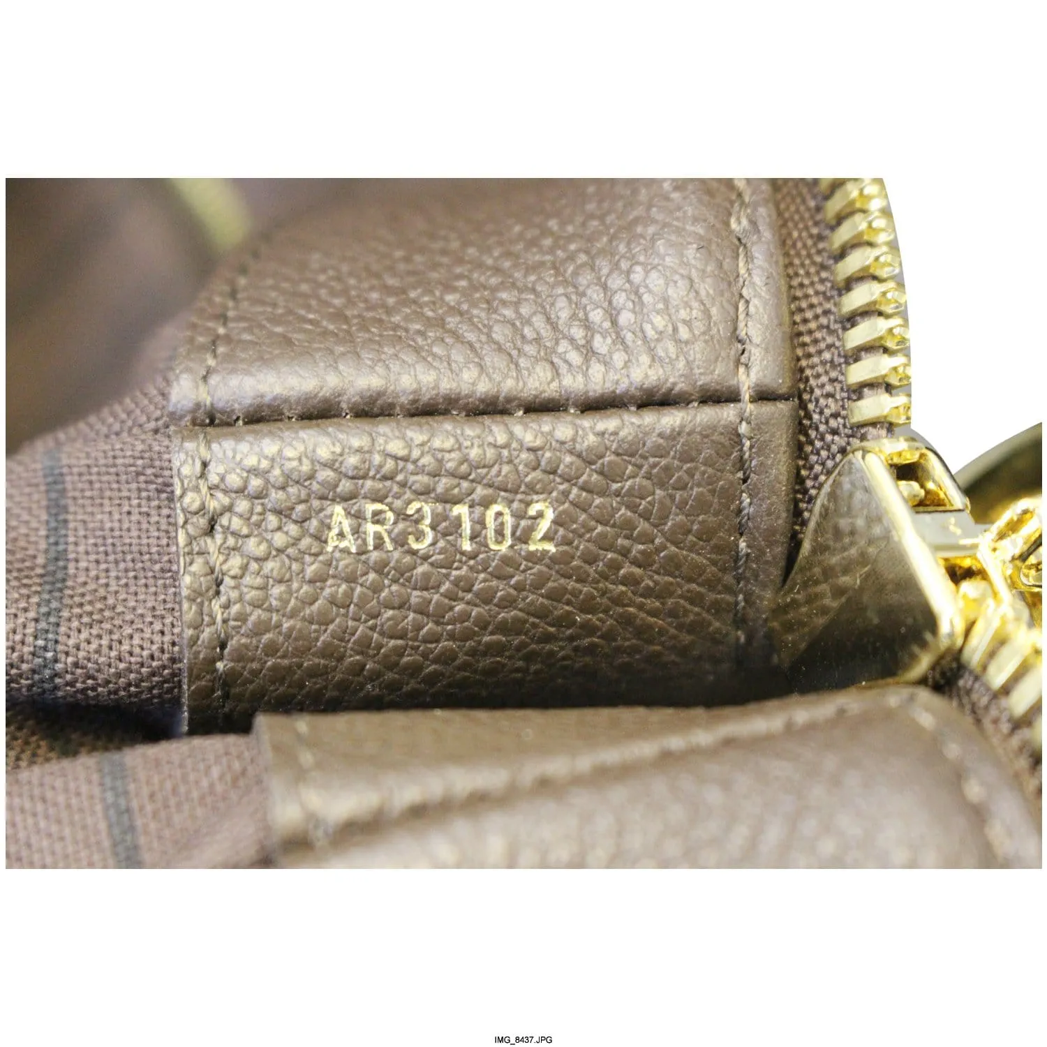 LOUIS VUITTON Audacieuse PM Terre Empreinte Leather Shoulder Bag