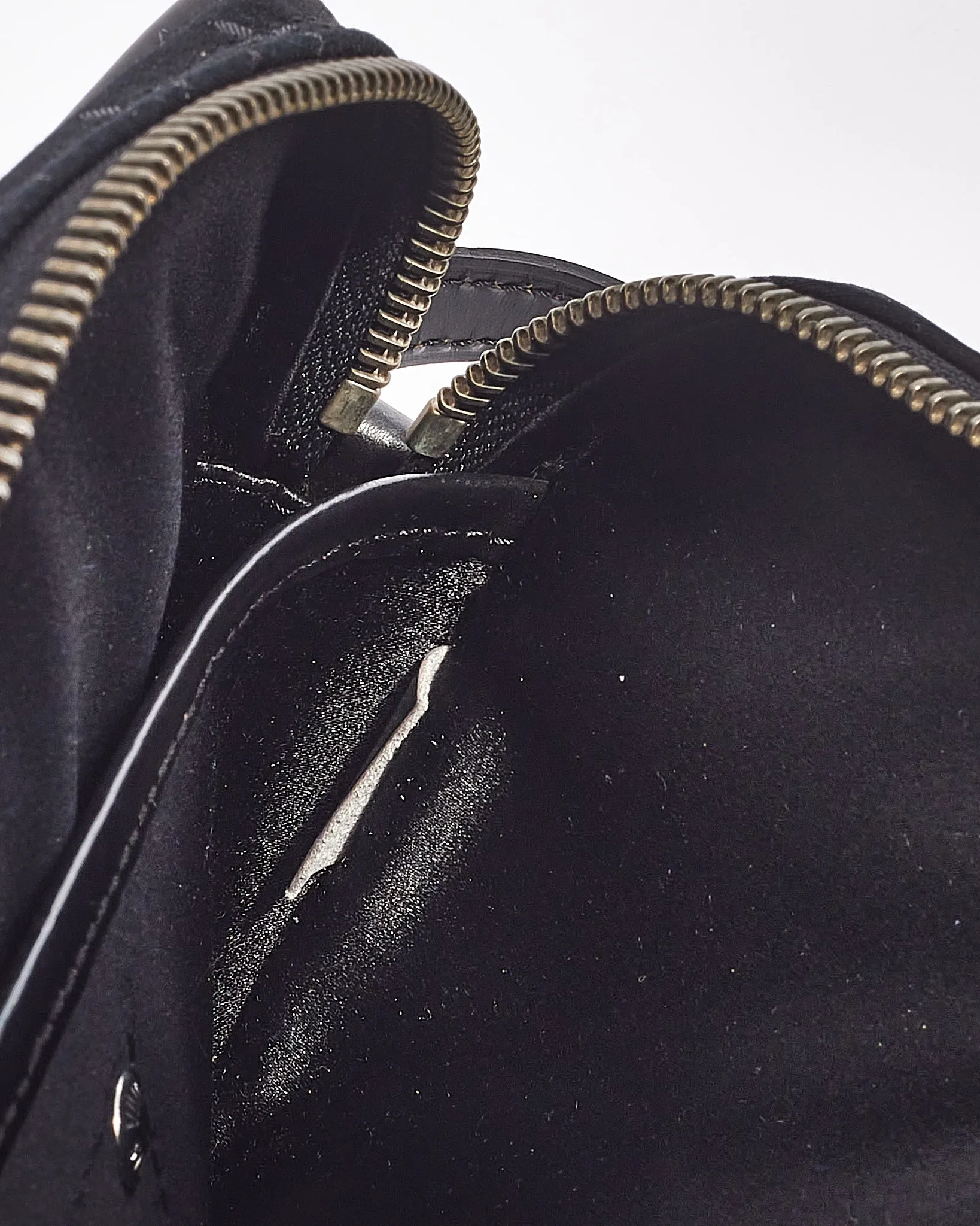 Louis Vuitton Black Monogram Mini Lin Satin "Conte Des Fees Pochette Shoulder Bag