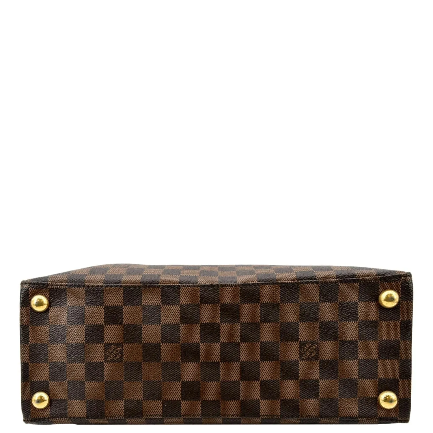 LOUIS VUITTON Brompton Damier Ebene Shoulder Bag Brown