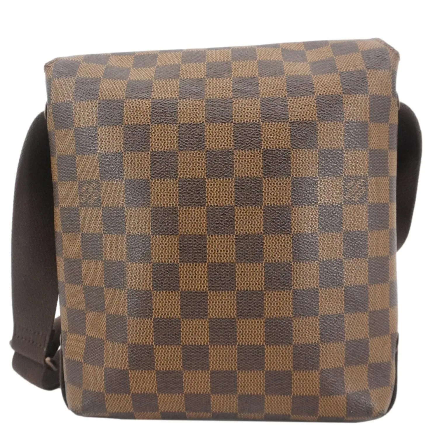 LOUIS VUITTON Brooklyn PM Damier Ebene Shoulder Bag Brown
