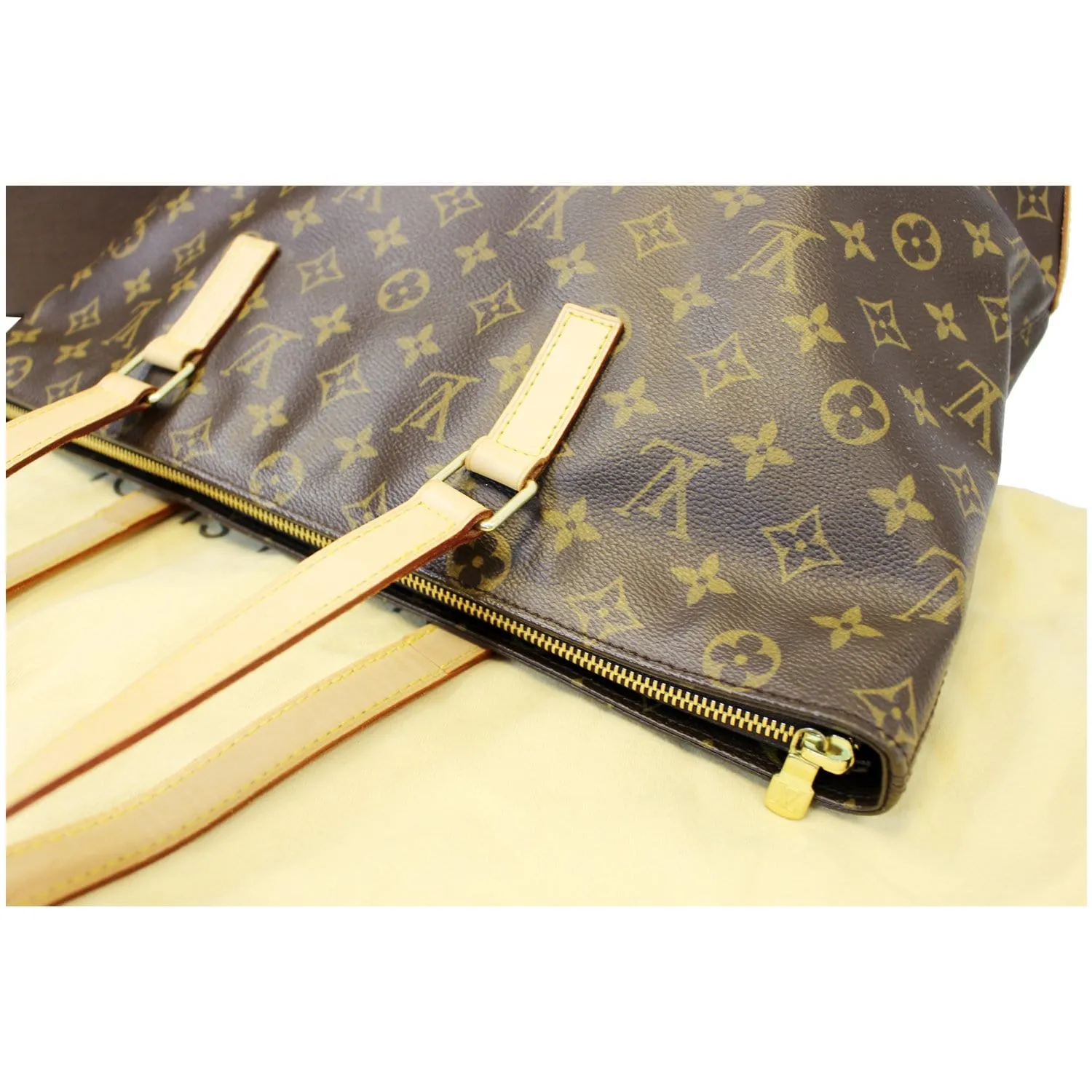 Louis Vuitton Cabas Mezzo Monogram Canvas Tote Bag