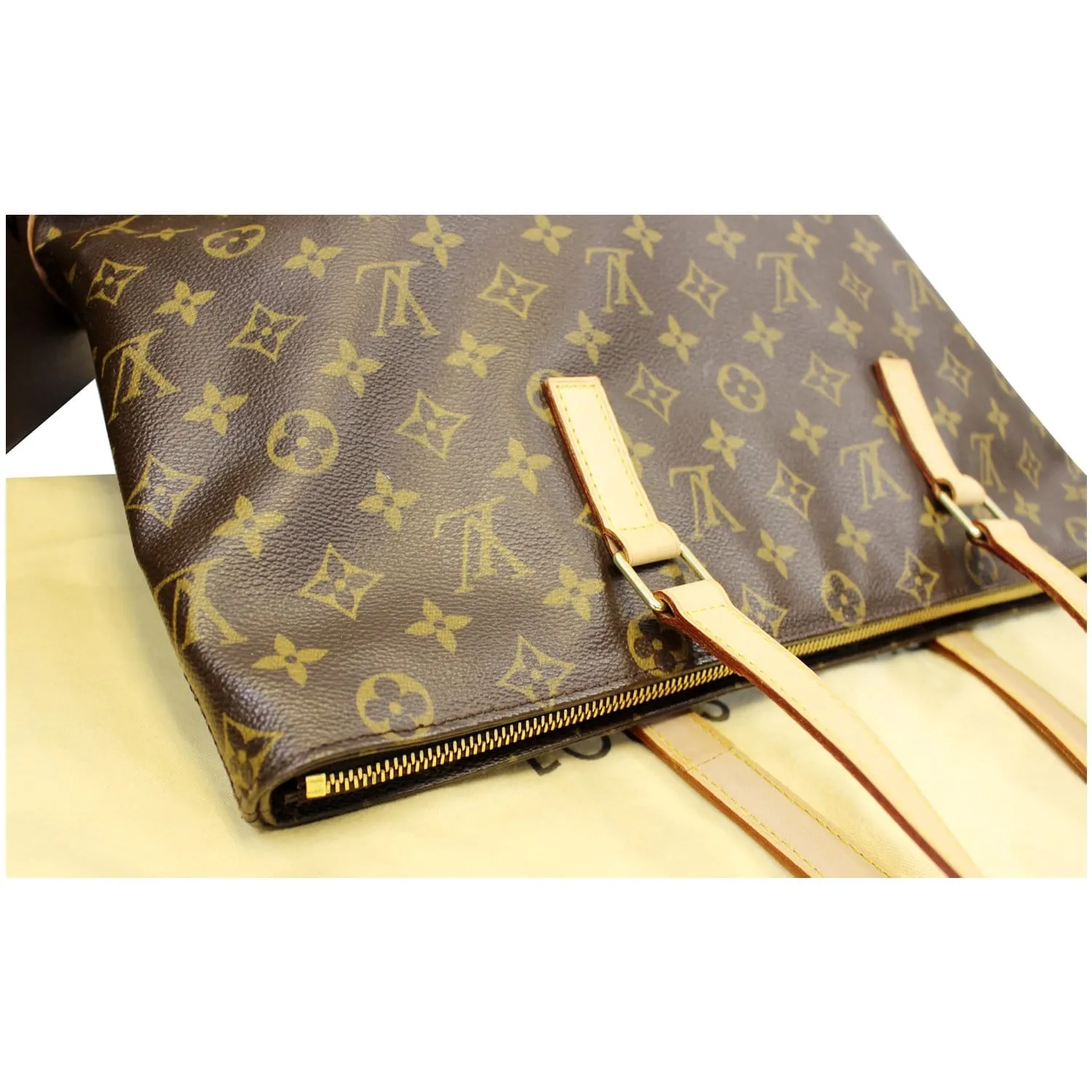 Louis Vuitton Cabas Mezzo Monogram Canvas Tote Bag