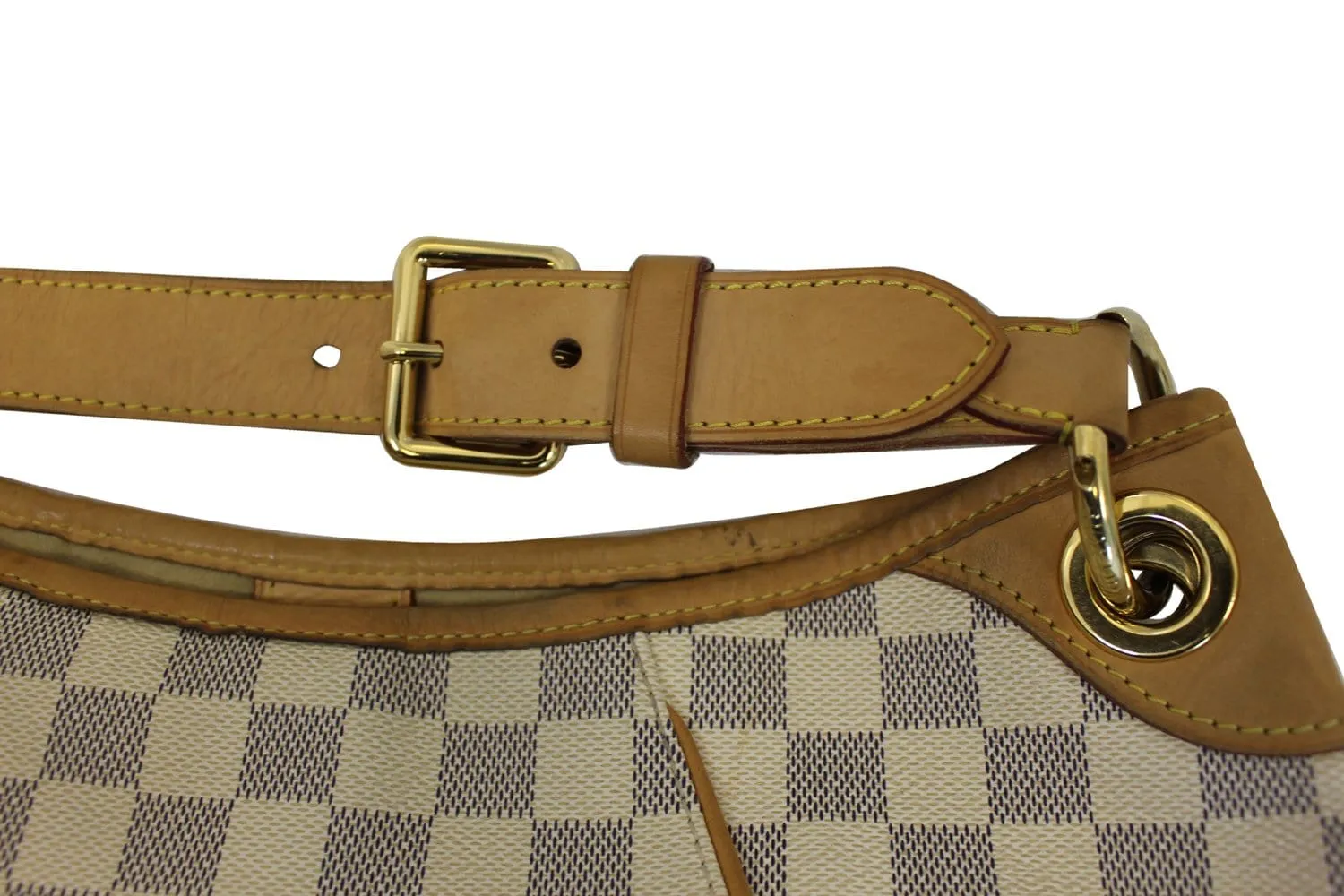 LOUIS VUITTON Damier Azur Galliera PM Shoulder Bag
