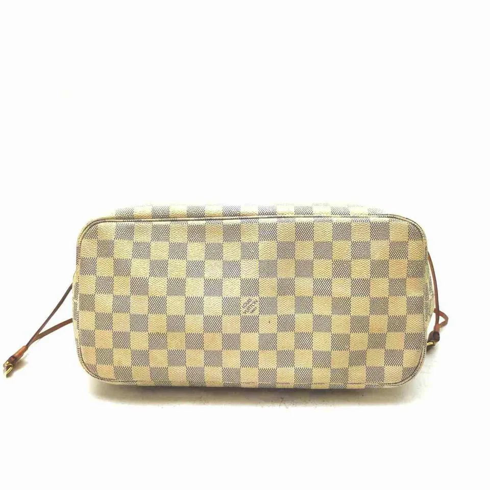 Louis Vuitton Damier Azur Neverfull MM Tote 861233