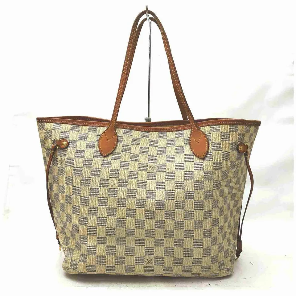 Louis Vuitton Damier Azur Neverfull MM Tote 861233