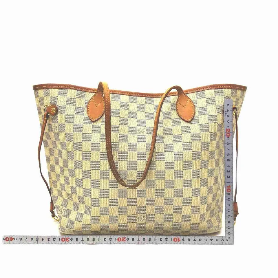 Louis Vuitton Damier Azur Neverfull MM Tote 861233