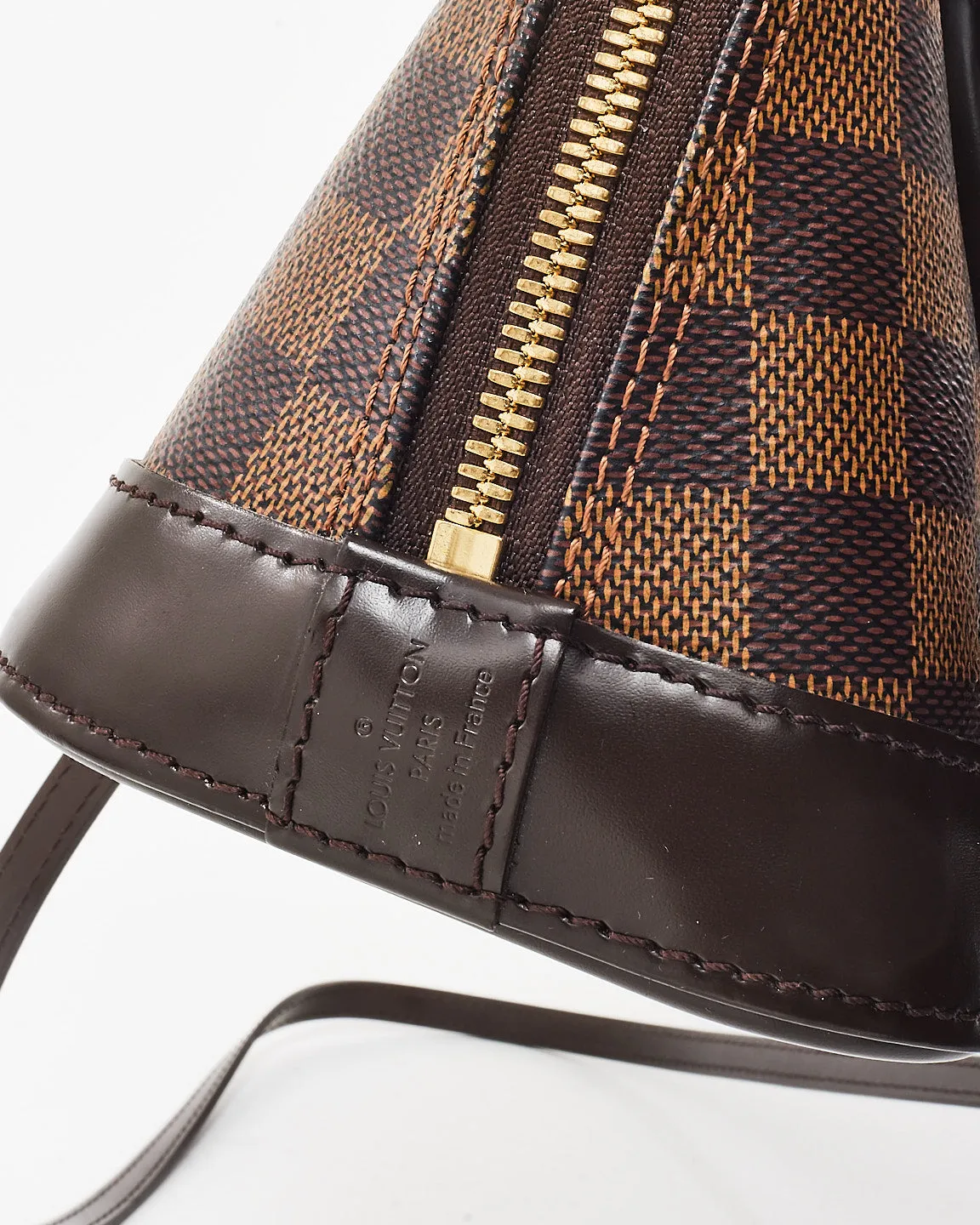 Louis Vuitton Damier Ebene Coated Canvas Alma BB Bag