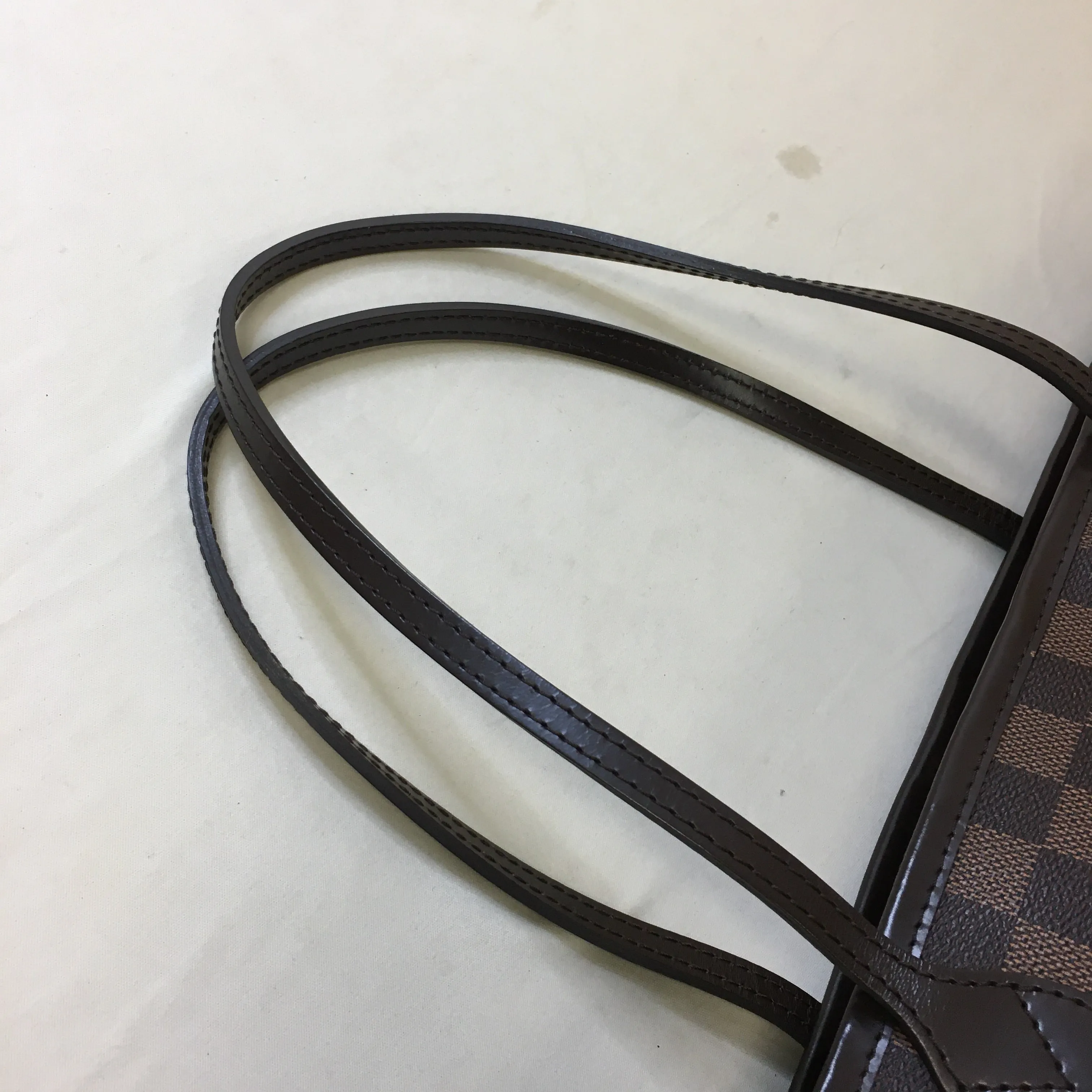 Louis Vuitton Damier Ebene Coated Canvas Neverfull MM Tote Sku# 66723