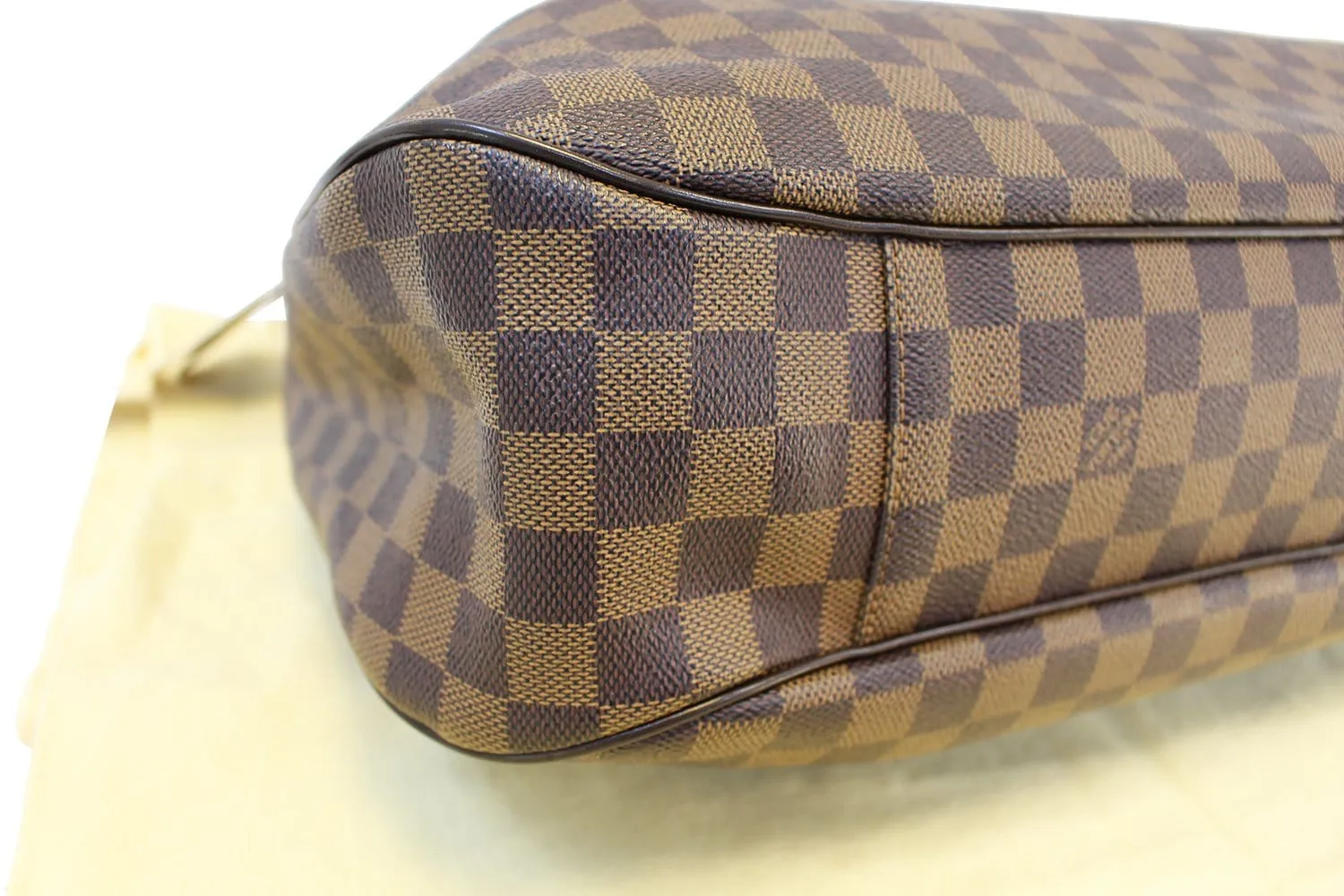 LOUIS VUITTON Damier Ebene Evora GM Tote Shoulder Bag