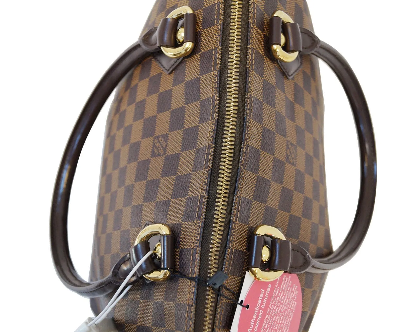 LOUIS VUITTON Damier Ebene Saleya MM Shoulder Handbag