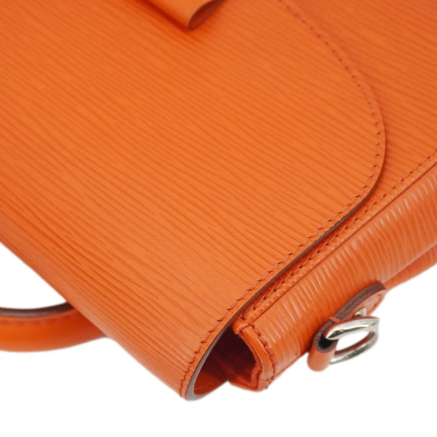 LOUIS VUITTON Eden Epi Leather Top Handle Shoulder Bag Orange