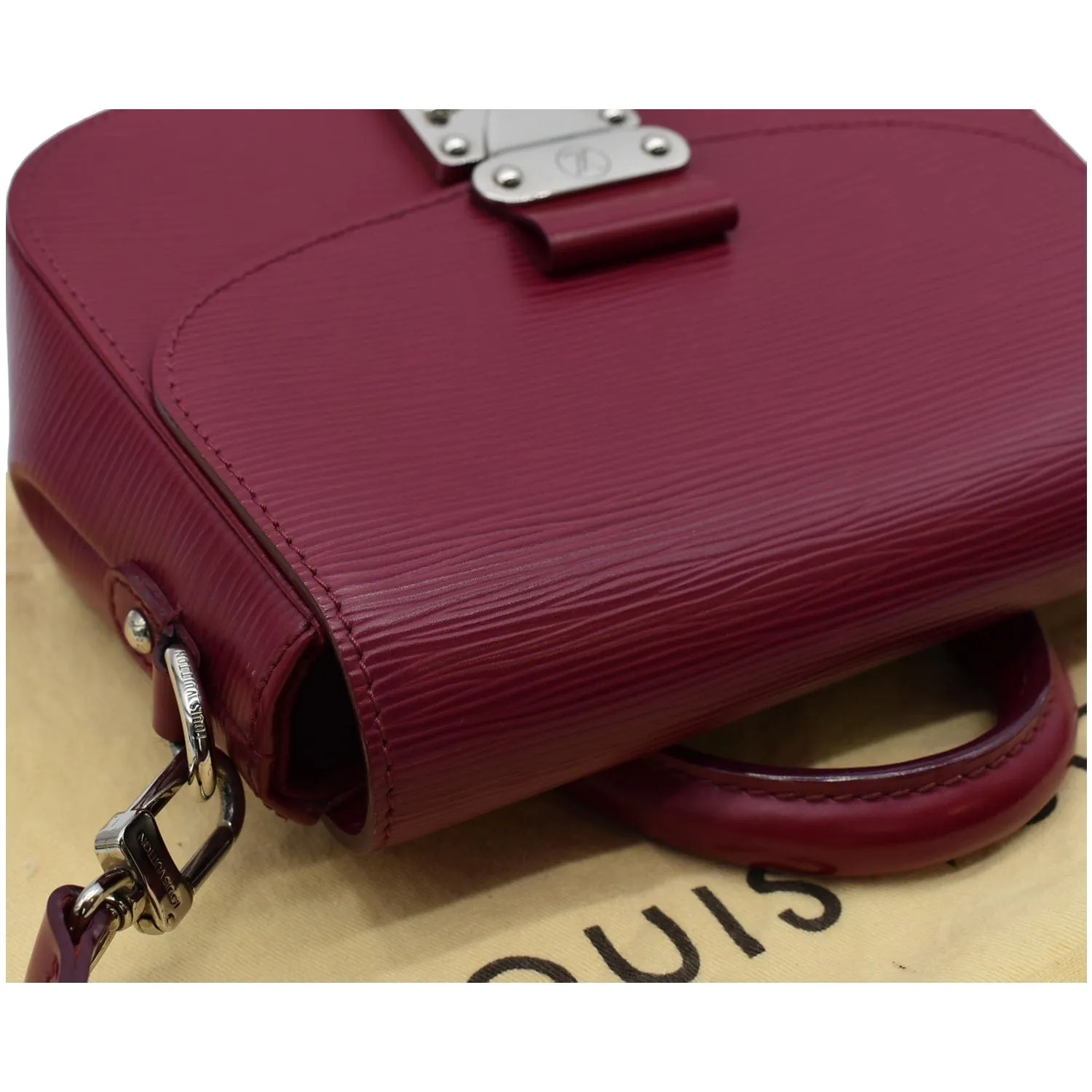 LOUIS VUITTON Eden PM EPI Leather Shoulder Bag Fuchsia