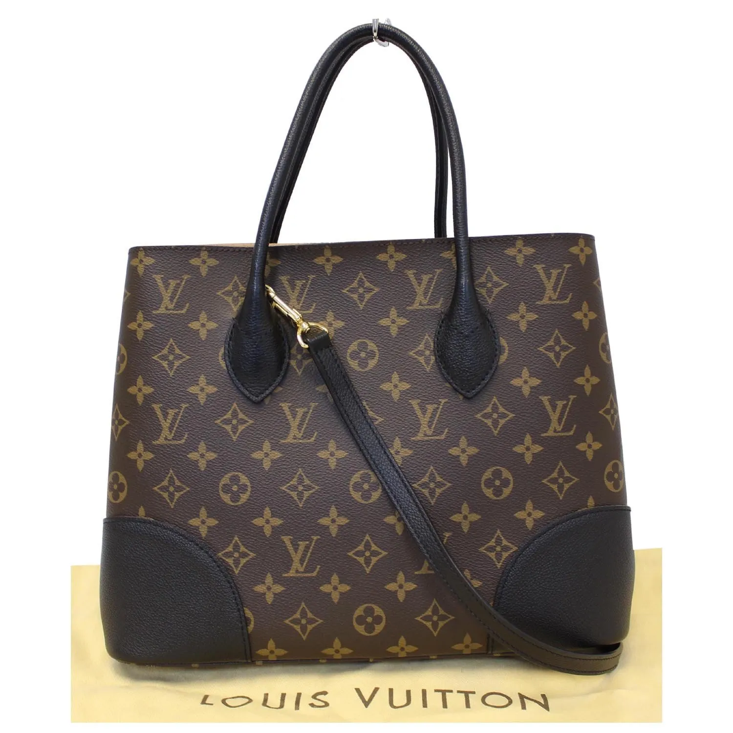LOUIS VUITTON Flandrin Monogram Canvas Shoulder Handbag