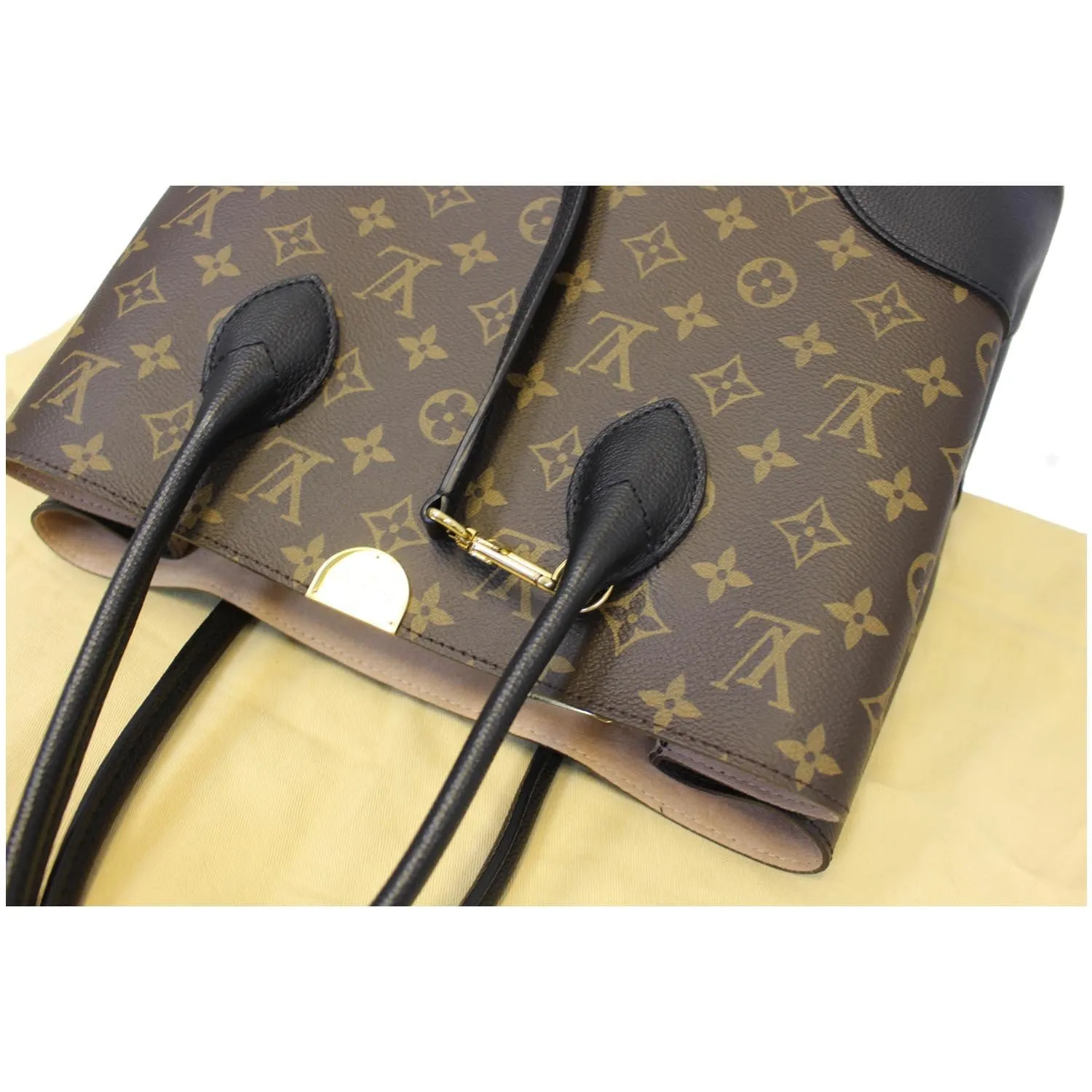LOUIS VUITTON Flandrin Monogram Canvas Shoulder Handbag