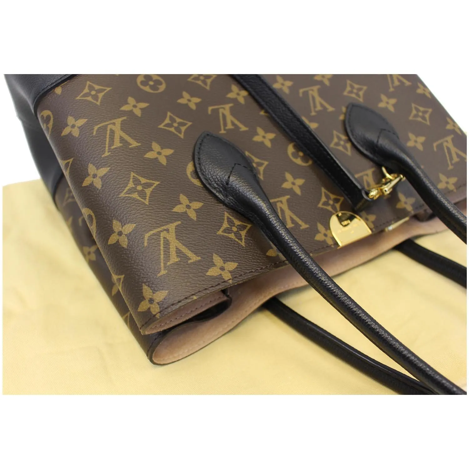 LOUIS VUITTON Flandrin Monogram Canvas Shoulder Handbag