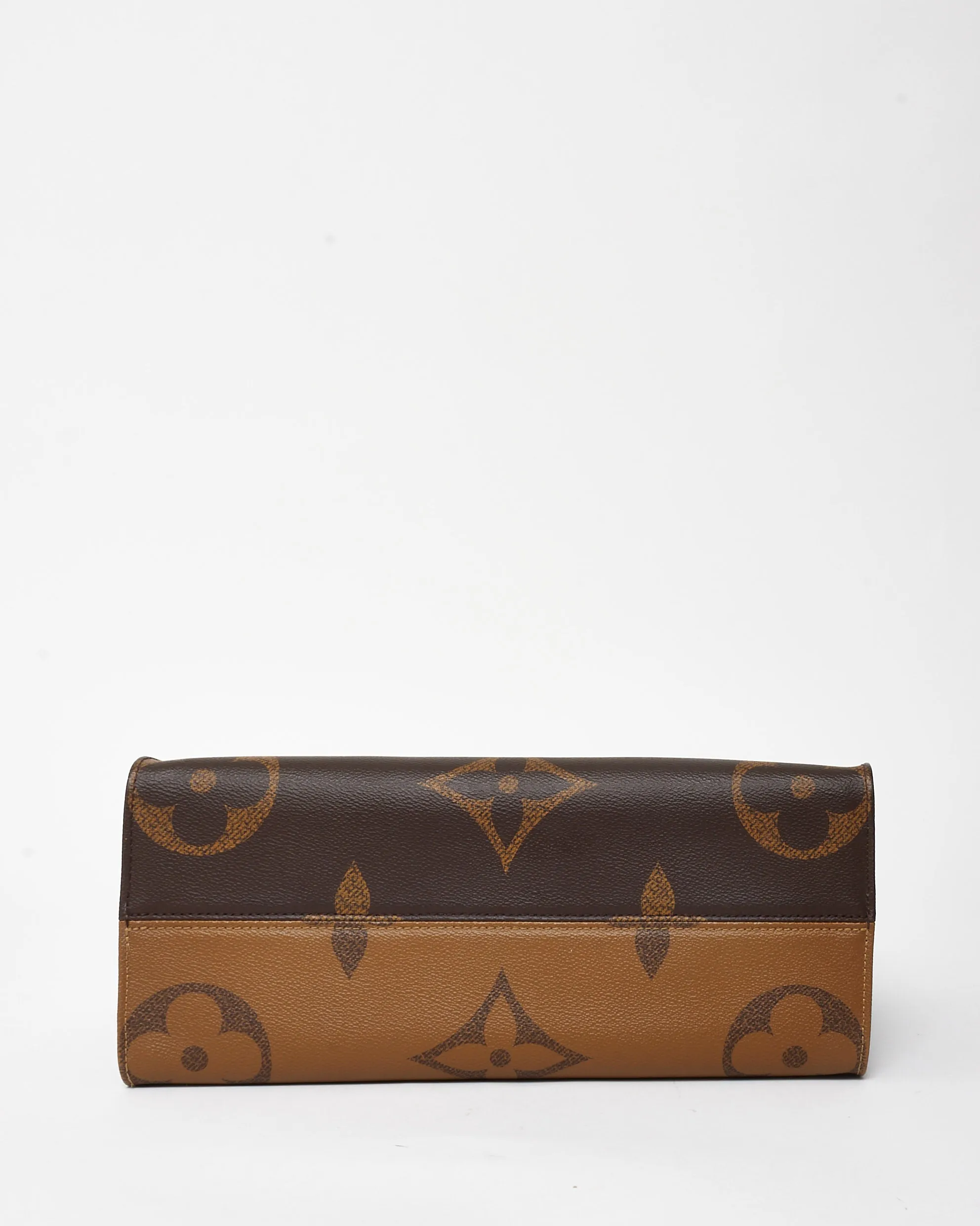 Louis Vuitton Giant Reverse Monogram Coated Canvas MM On The Go Tote Bag