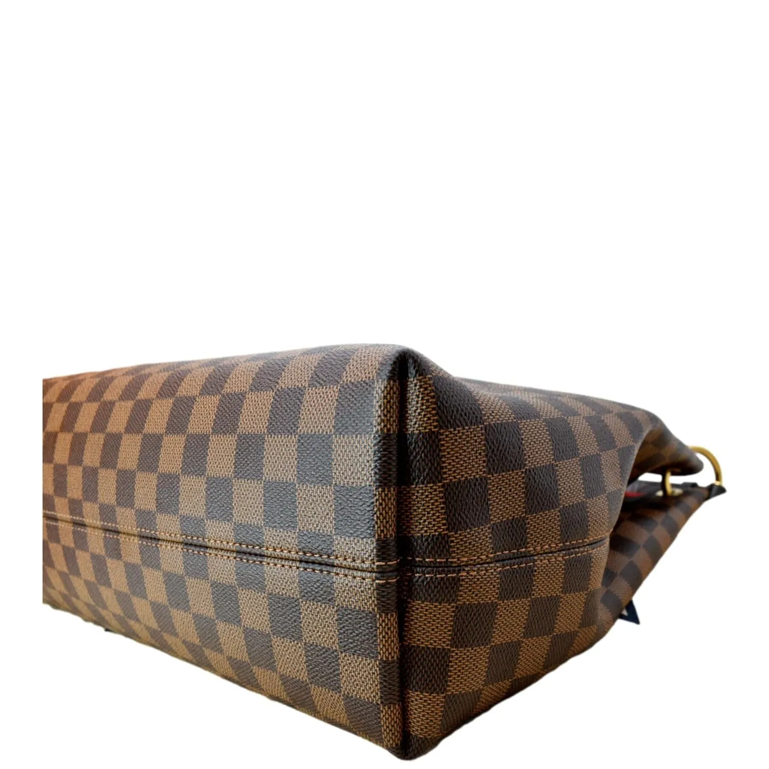 LOUIS VUITTON Graceful MM Damier Ebene Shoulder Bag Brown