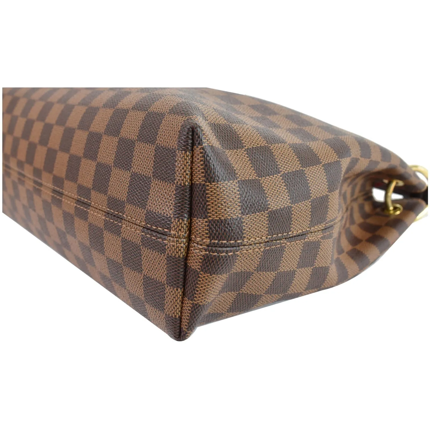 LOUIS VUITTON Graceful PM Damier Ebene Shoulder Bag Brown