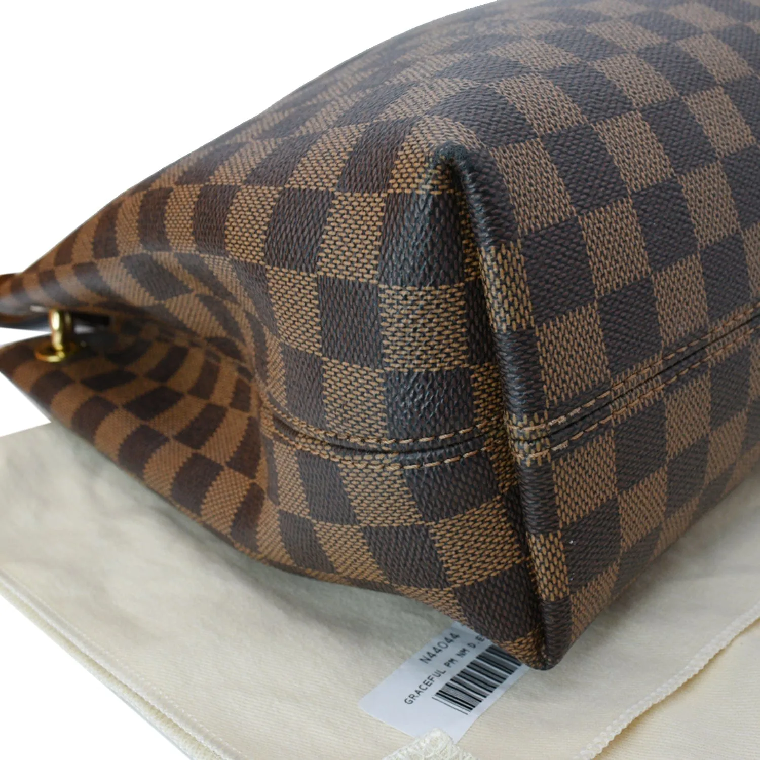 LOUIS VUITTON Graceful PM Damier Ebene Shoulder Bag Brown