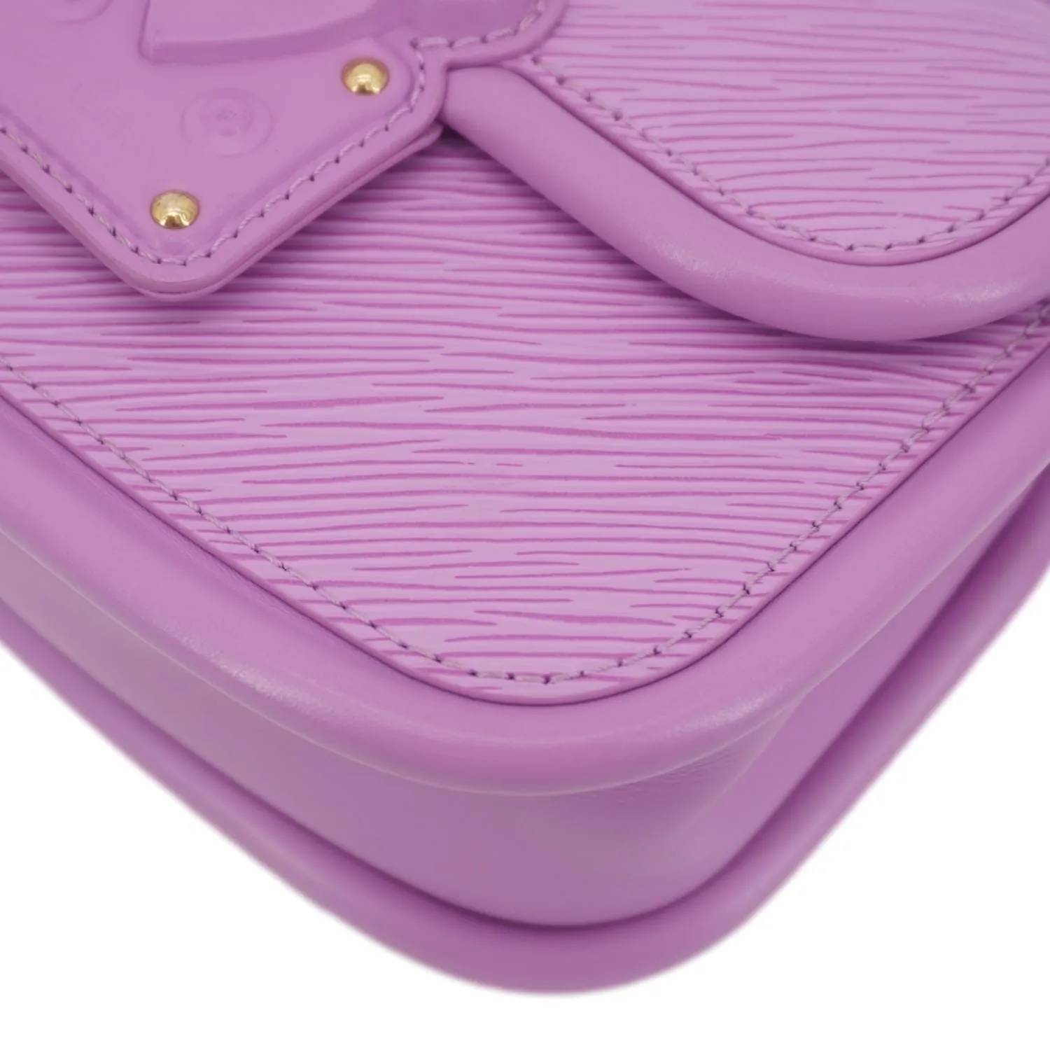 LOUIS VUITTON Hide and Seek Epi Leather Crossbody Bag Lilas Provence