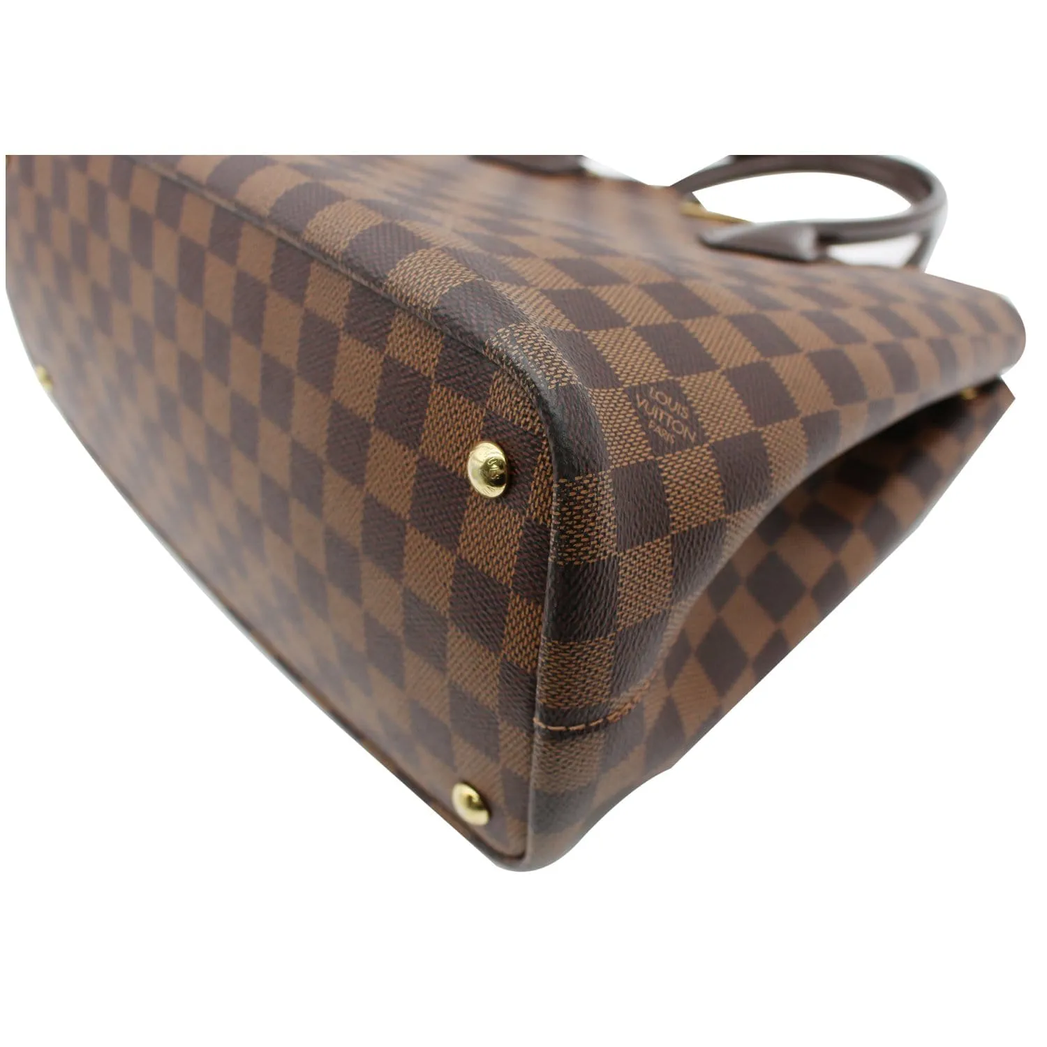 LOUIS VUITTON Kensington Damier Ebene Shoulder Bag Brown