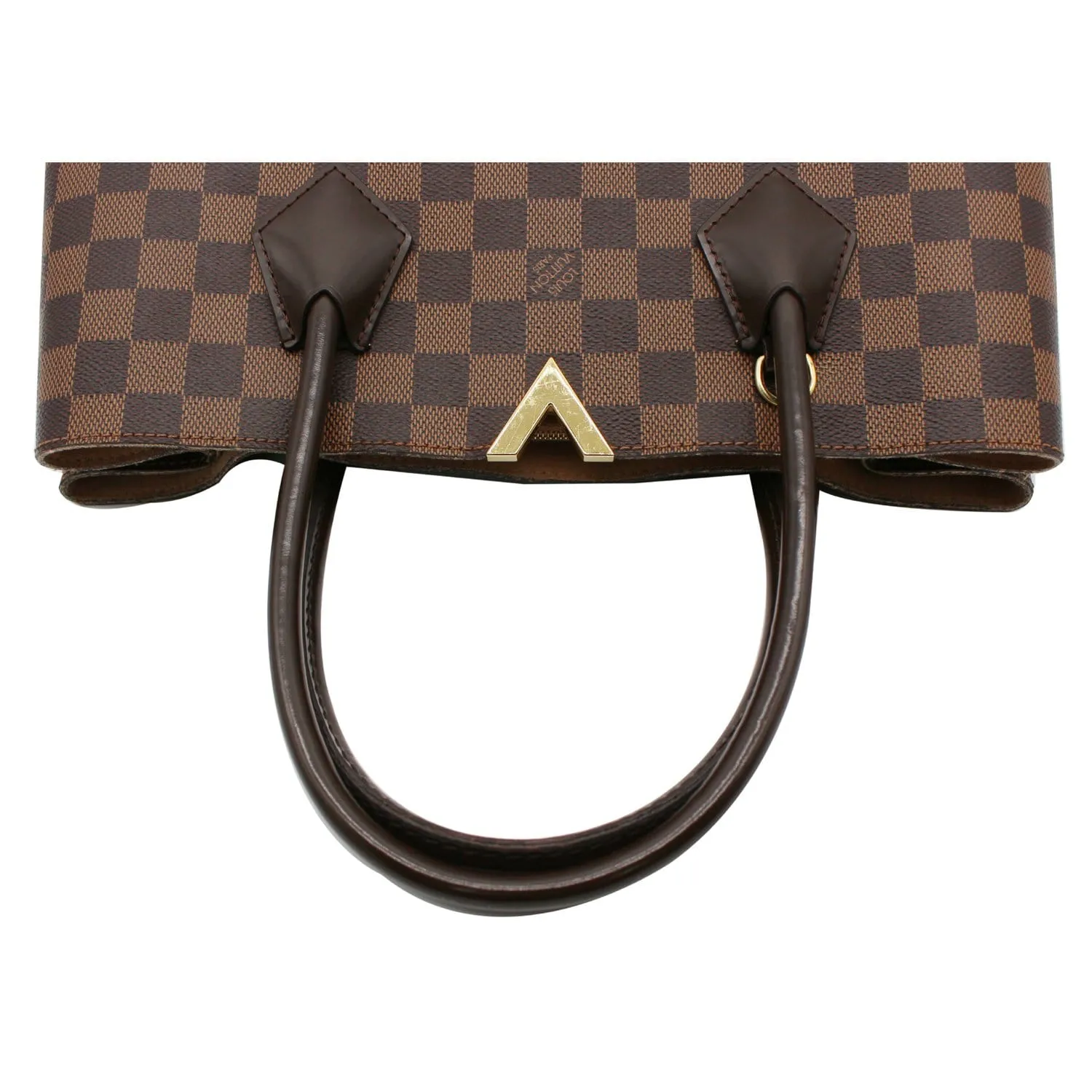 LOUIS VUITTON Kensington Damier Ebene Shoulder Bag Brown