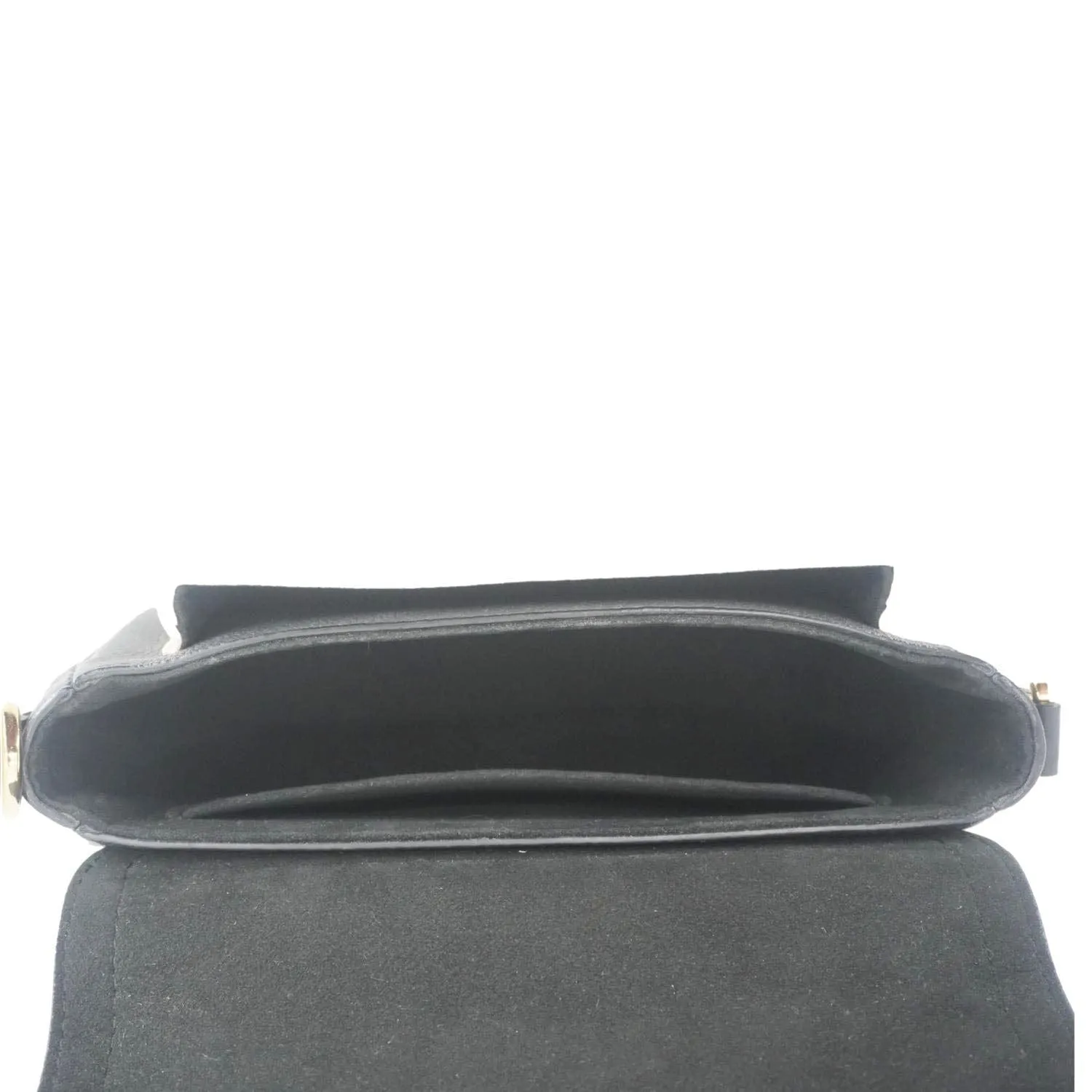 LOUIS VUITTON Lockme Tender Grained Calfskin Leather Shoulder Bag Black