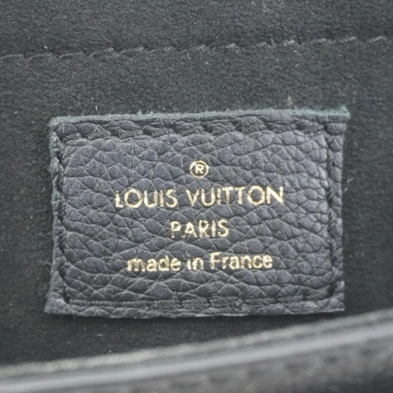 LOUIS VUITTON Lockme Tender Grained Calfskin Leather Shoulder Bag Black