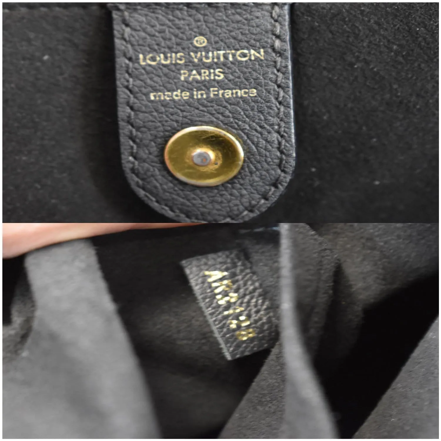 LOUIS VUITTON Lockmeto Calfskin Leather Tote Bag Black - 20% OFF