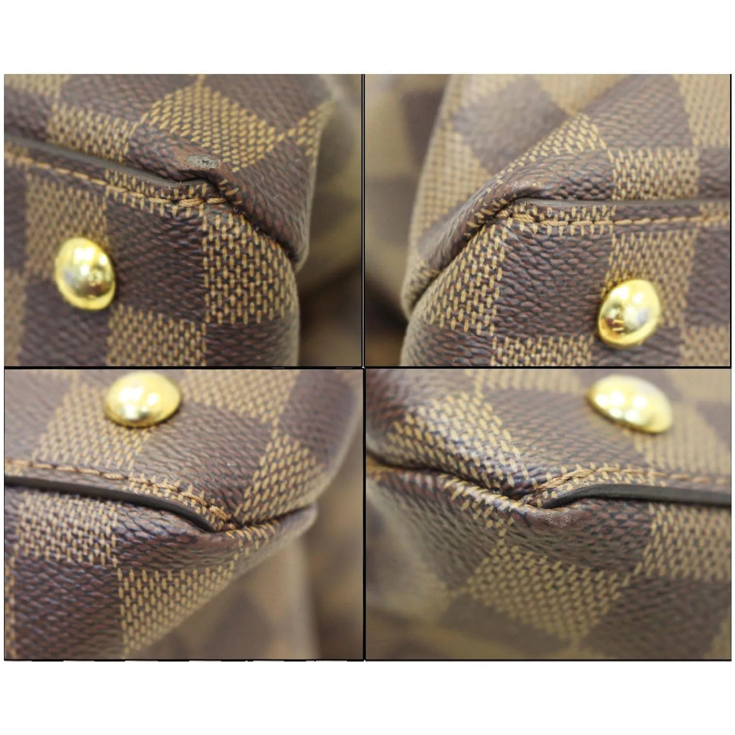 LOUIS VUITTON LV Riverside Damier Ebene Shoulder Bag Noir